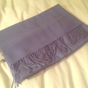 Nordstrom cashmere and wool scarf in colony blue